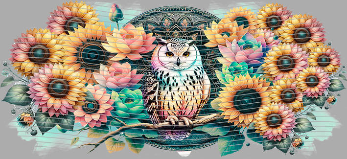 16oz Sunflower Girl-SU-70